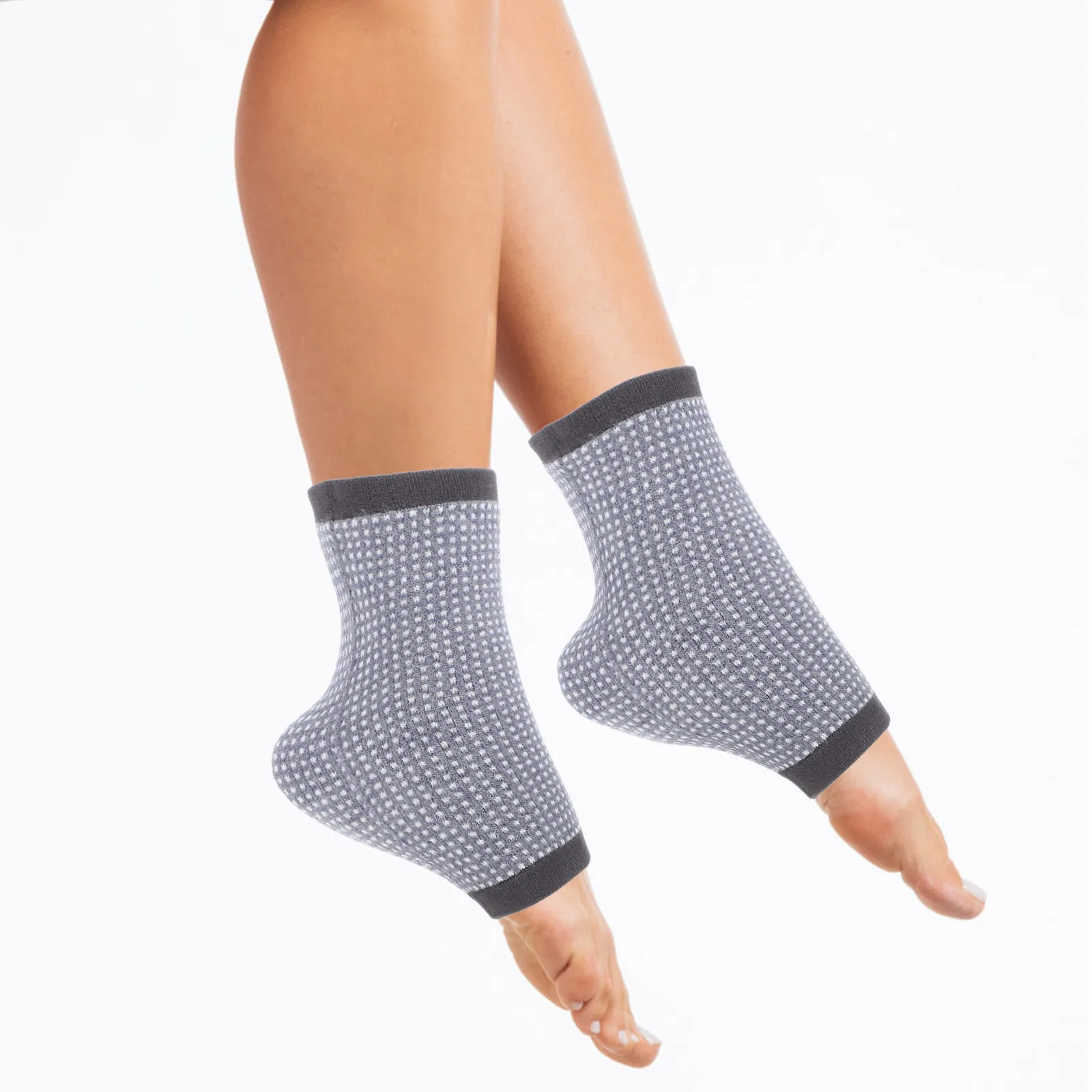 

2 шт. теплых эластичных защитных накладок на лодыжки из шерсти для бега, баскетбола, велоспорта