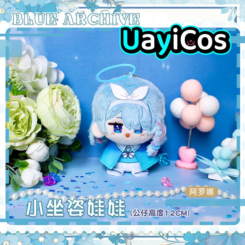 In Stock 12cm Blue Archive Onikata Kayoko Ryuge Kisaki Arona Stuffed Plushies Doll Keychain Bag Clothes Ornament Anime Game Toy