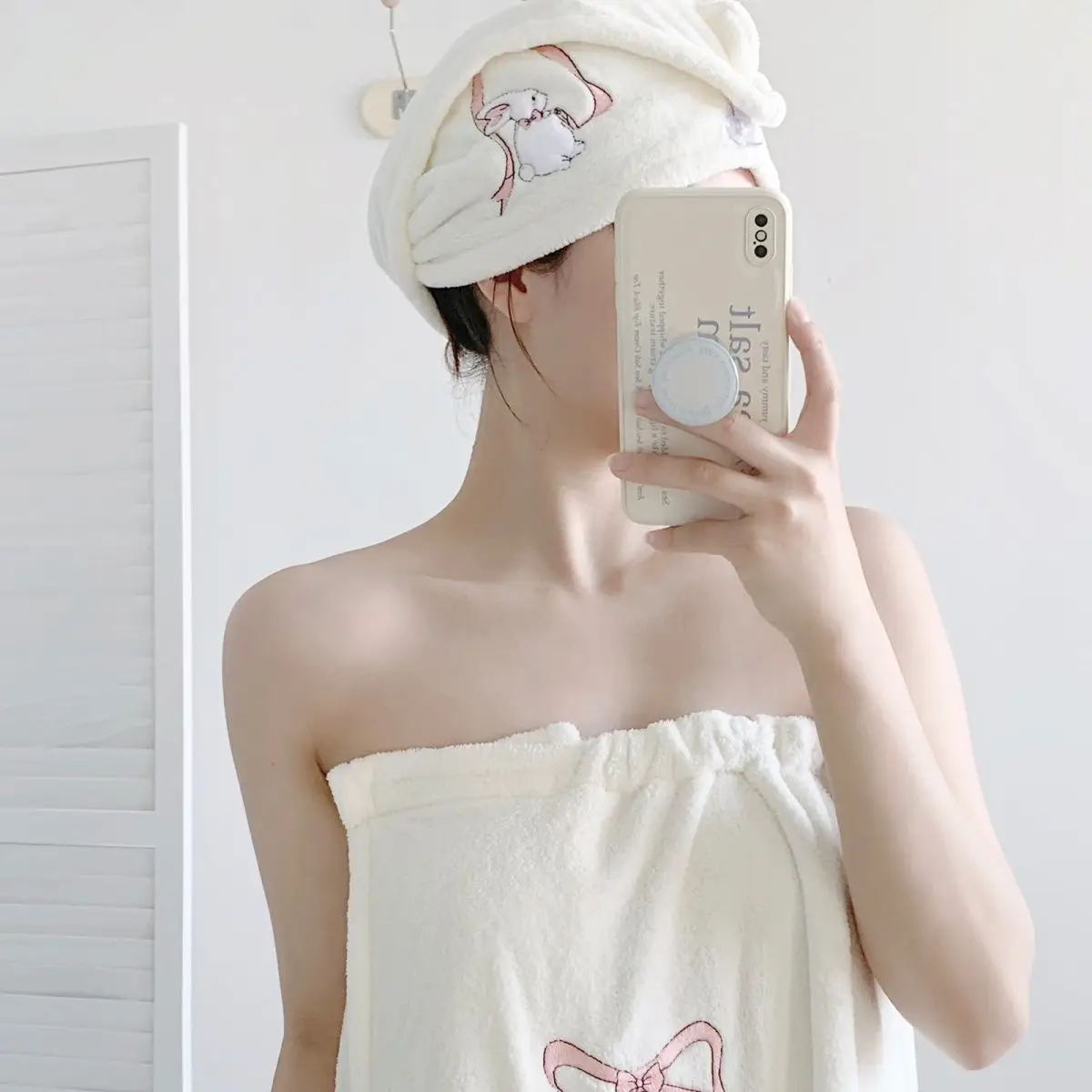 2024 New Bath Towel Superfine Fiber Soft Quick-dry ShowerTowels Women Fashion Household Skin-friendly Absorbent Wearable Bathrob
