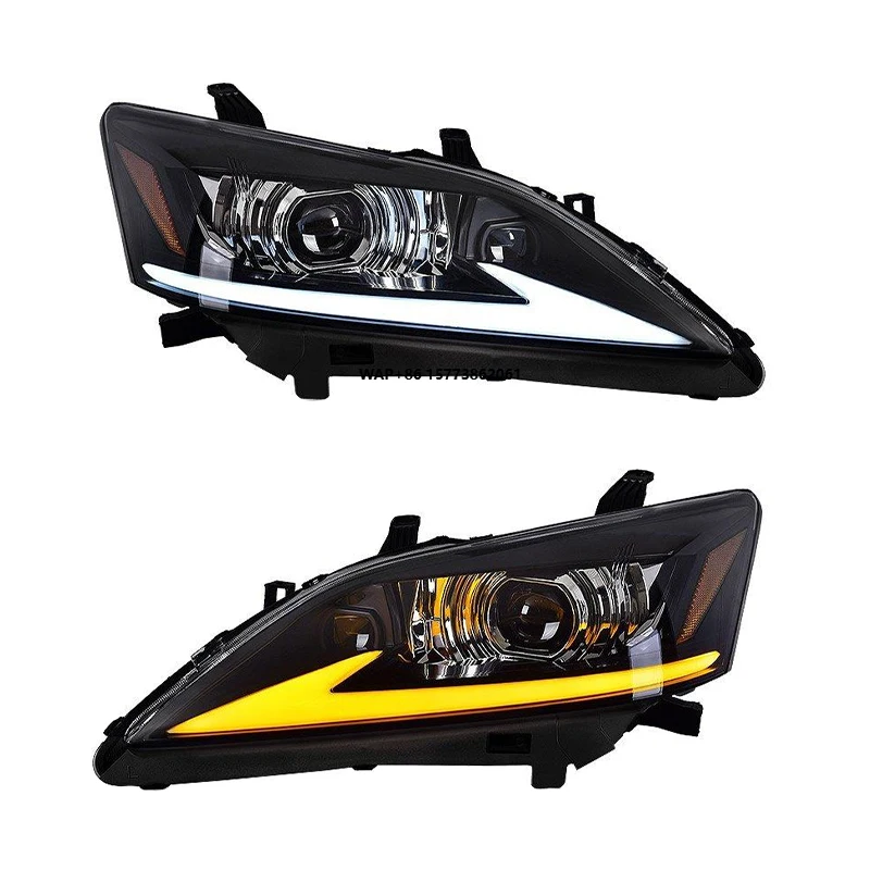 

2 Pieces for ES 200 300 350 Front Lights Headlight 2006-2012 Auto Part Headlights Head Lamp Light Front LED Lens Assembly