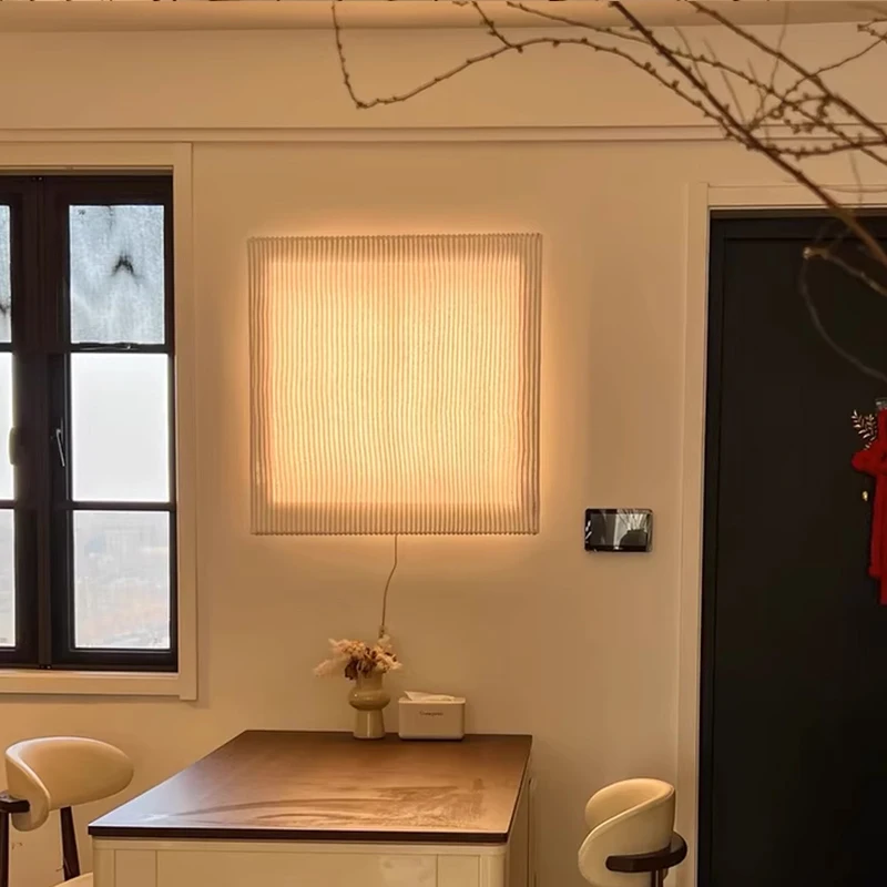 الشمال مصمم الفولاذ المقاوم للصدأ رقيقة جدا مربع مصابيح الحائط بهو حائط الخلفية ديكور المدخل غرفة نوم الداخلية ضوء عمودي #3