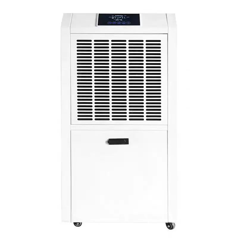 High-Power Home & Warehouse Dehumidifier Energy Saving & Flexible Features for Basements Gyms Hospitals & Staircases