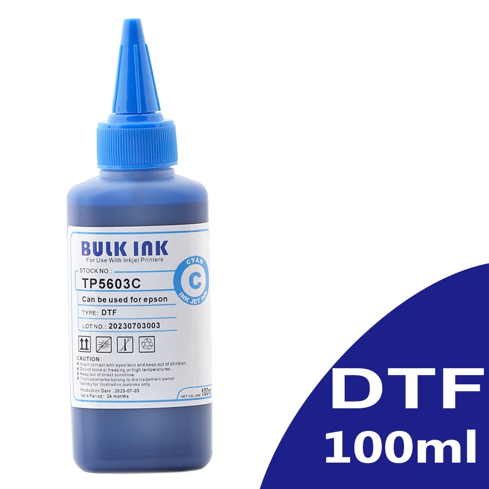 Imagem -03 - Tinta Dtf para Filme Pet de Transferência Direta Impressora de Grande Formato para Todos os Desktop Adequado para Epson Dx5 Dx6 Dx7 Xp600 L800 L805 100ml 6