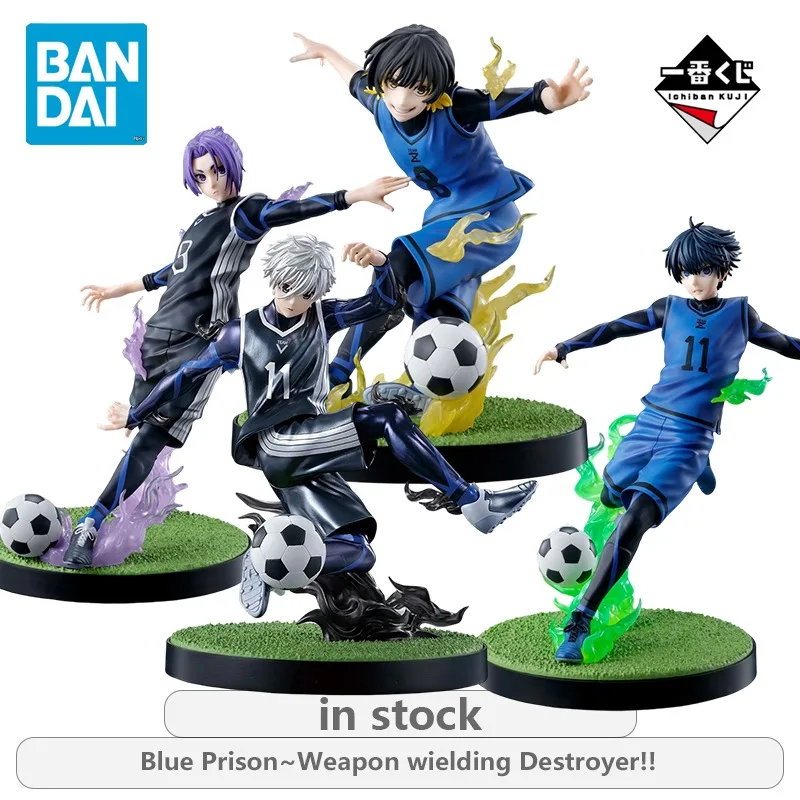 Bandai Original Ichiban Kuji Bue Gefängnis mit bewaffneten Saboteurs Serie Jieshi Yi\Makoto Nagi Anime Statue Figur Modell und ys