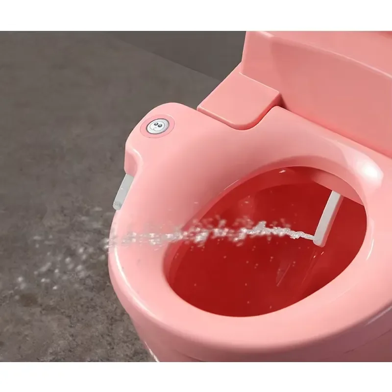 Pink Blue White Colour Winter Warm Electric Heated Smart Child Toilet Cover Seat for Butt Washing