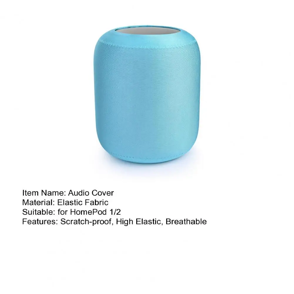 19*15.6cm Speaker Dust Protective Cover For Speaker Soft Audio Sleeve Mesh Nylon Cloth Design With Charging Hole For HomePod 1/2