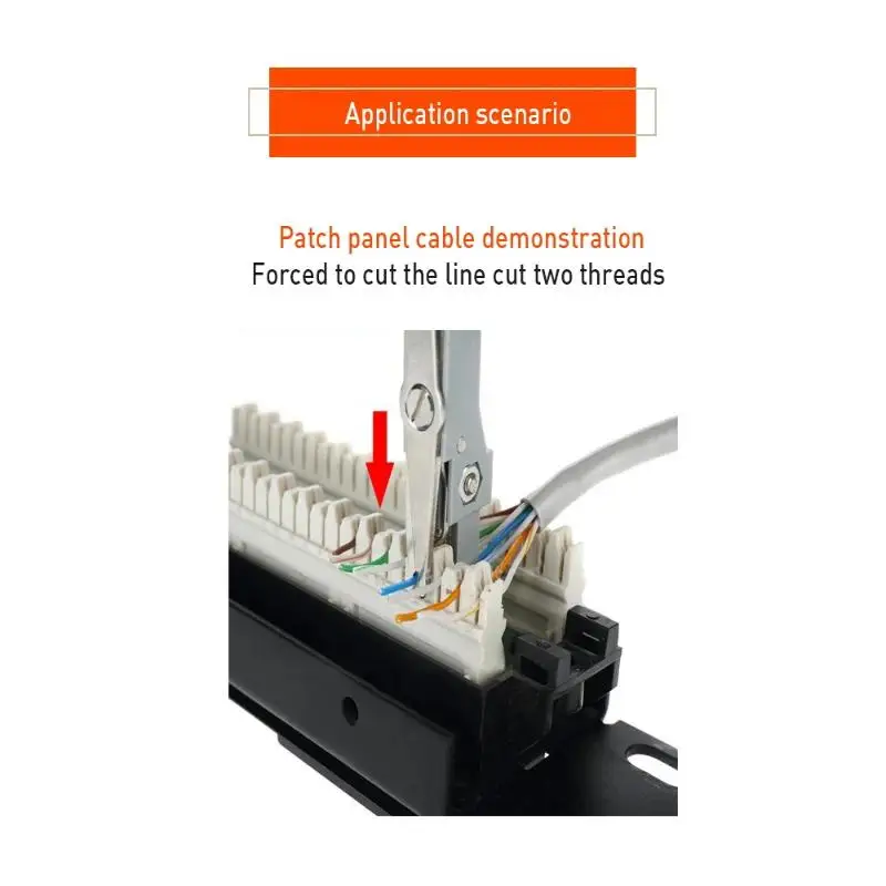 Picture 6: 🎧 Multifunction Punch Down Tool Kit With Sensor For Ethernet LAN Network Cat5 RJ45 Telecom Phone Wire RJ11 Cable Network Tool