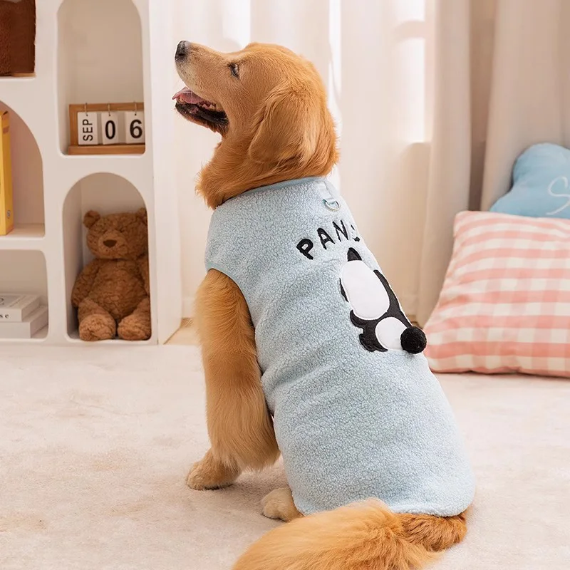 

Теплое повседневное хлопковое пальто для больших собак, жилет Golden Retriever Border Collie для домашних животных Hipidog, новинка 2025 года, зимняя коллекция