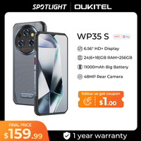 Oukitel WP35 S Rugged phone  24GB(6+18)+256GB 11000mAh phones androids NFC rugged Smartphone Business phone