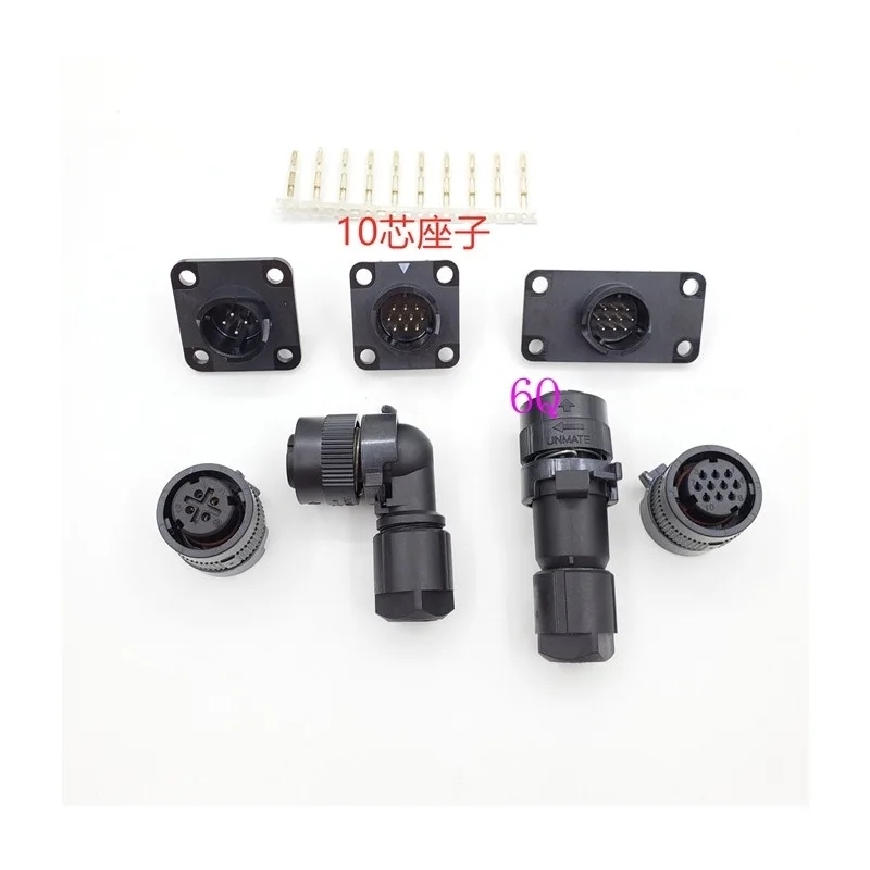 

A63L-0001-0923 CD/CC A06B-6114-K204 K205/E/S 10-контактный 4-ядерный JN2DS10SLS-M-C разъем серводвигателя, удерживающий тормоз
