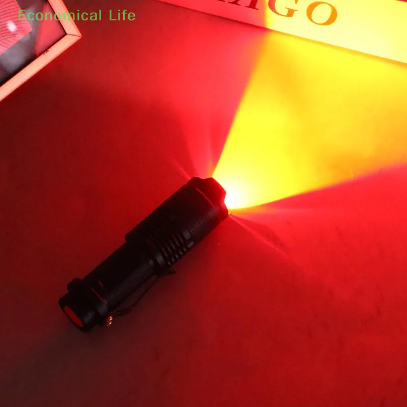 

Светодиодный фонарик EDC с красным лучом — отлично подходит для охоты и тактического использования