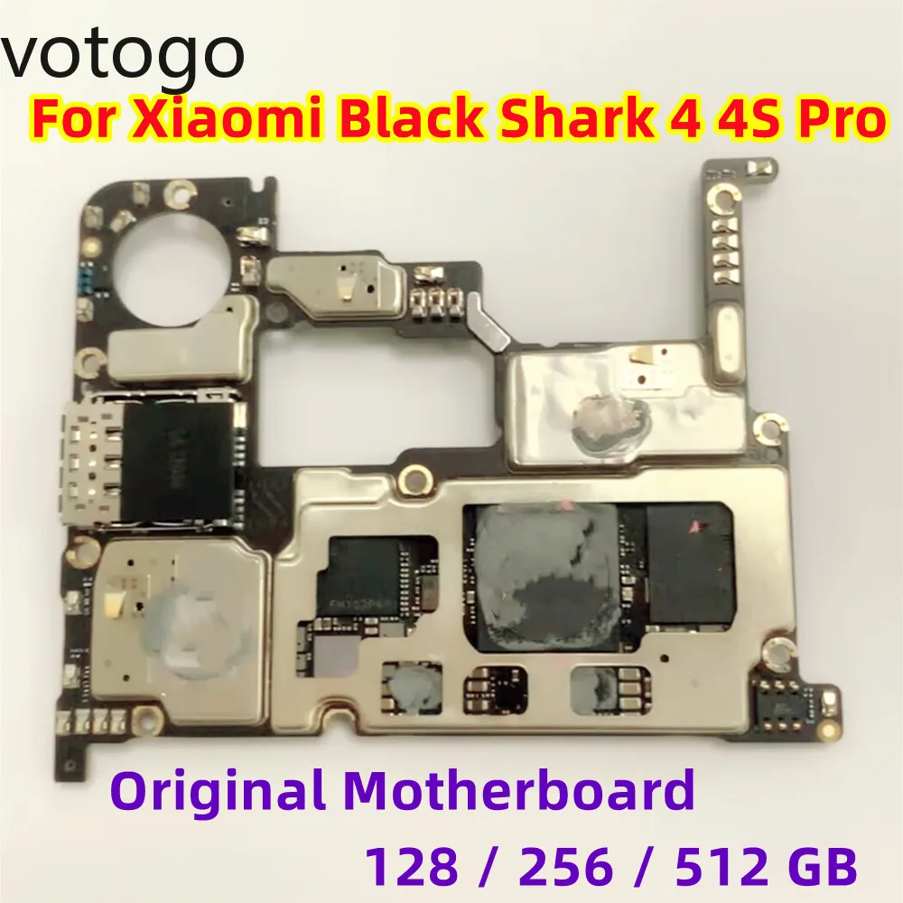 Mainboard For BlackShark 4 / 4S Pro Motherboard Logic Main Board Chips Circuits Well Unlocked Xiaomi Black Shark 4th Replacement