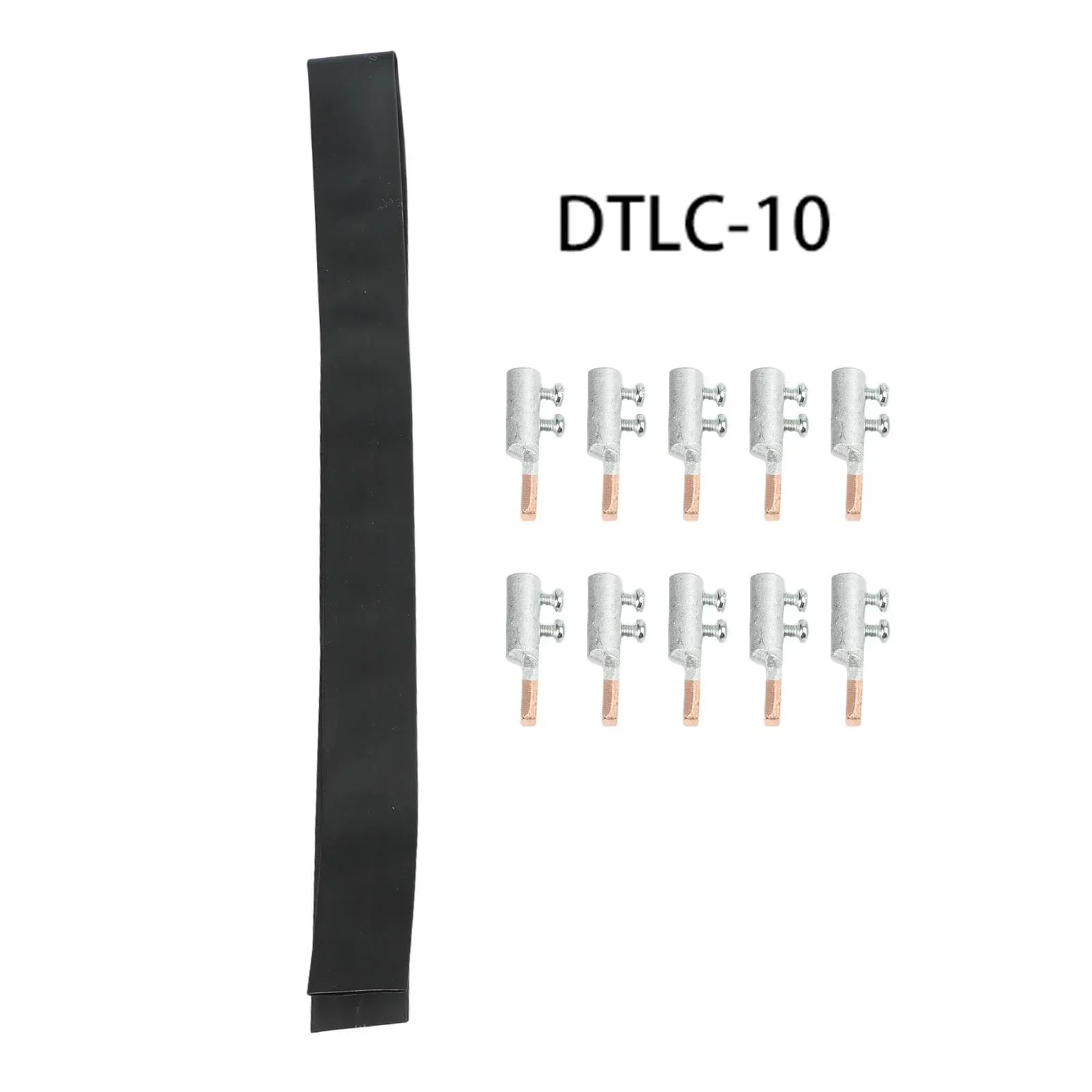 10 Pieces Copper Aluminum Cable Terminals DTLC Crimp Wire Connectors with Heat Shrink Tubing for Wiring Work 10 16 25 35mm2