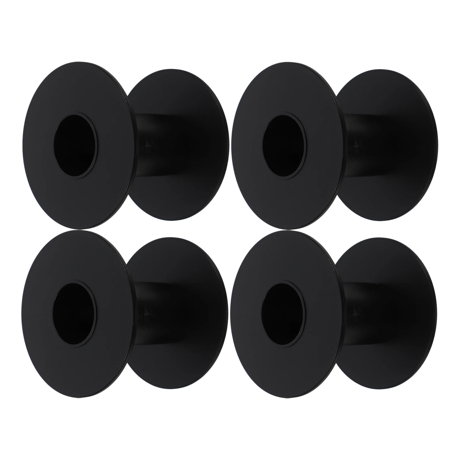 

4pcs Cable Spool Winding Roll Empty Reel Bobbins Plastic Wire Storage Solution Compact Versatile Home Workshop