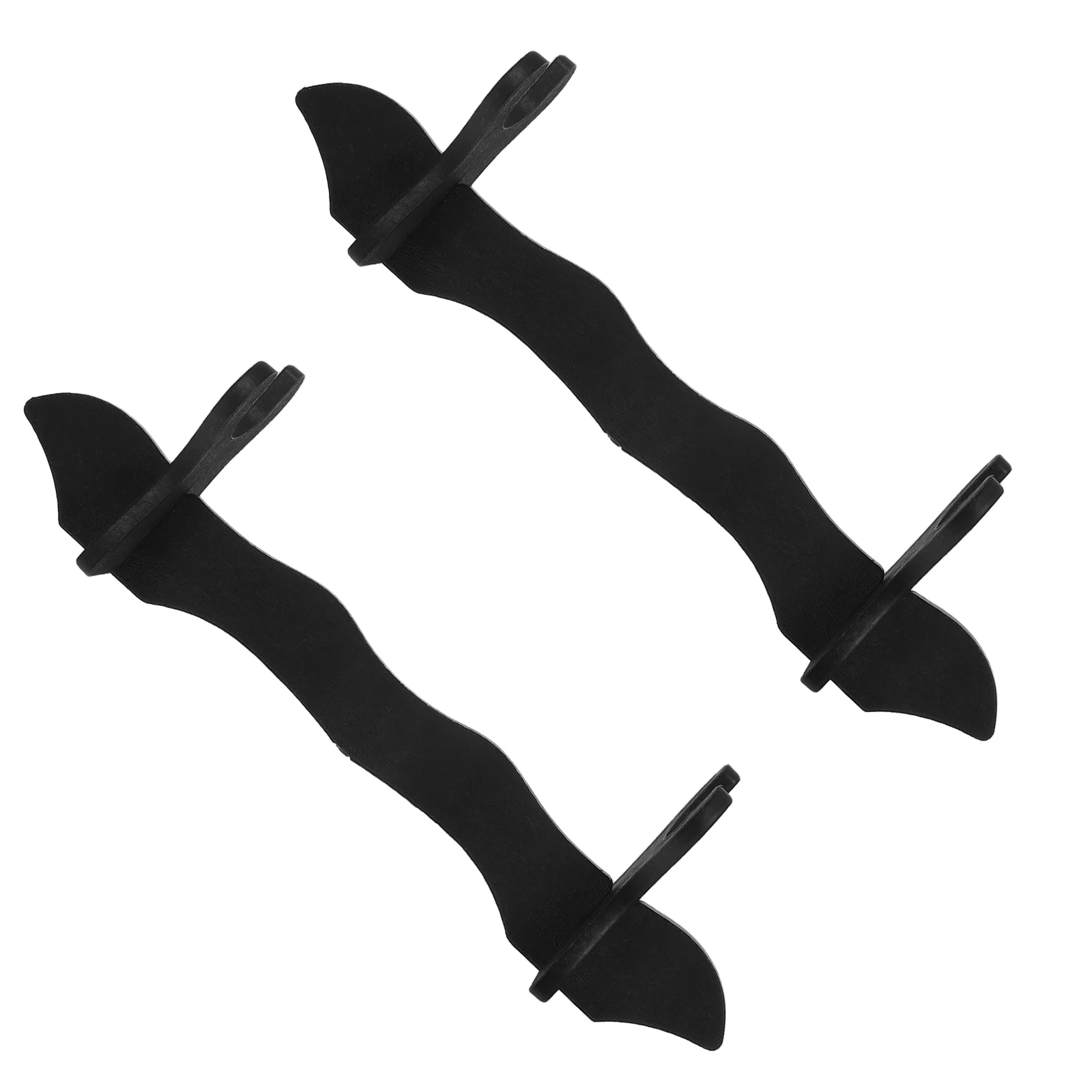 

2pcs Sword Display Stand: 28Cm Black Plastic Single-Tier Desktop Holder For Japanese Chinese Swords Collection Support Rack