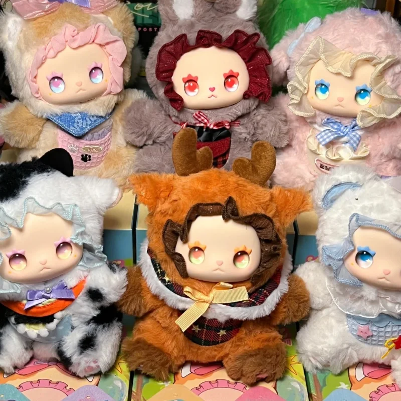 

Lovely Emma Pockets Zoo Series Plush Dolls Blind Box Mystery Box Toys Cute Action Anime Figure Kawaii Model Girl Birthday Toys