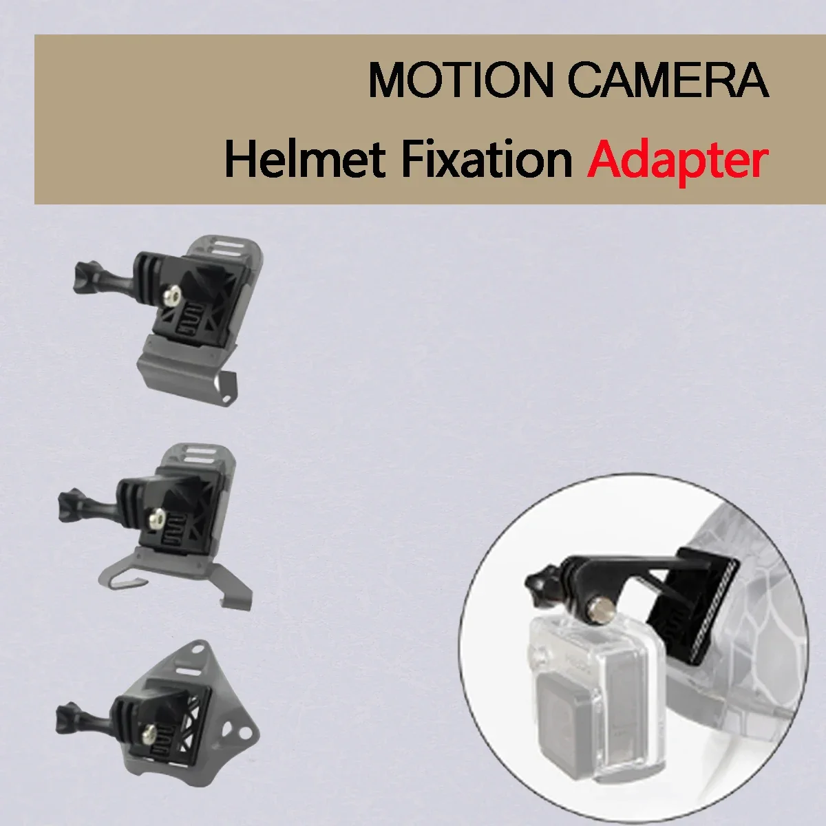 

1-3Pcs Tactical Helmet Portable Adapter Base Fixed Mount For Gopro Camera Base Bracket Outdoor Hunting Helmet Accessories