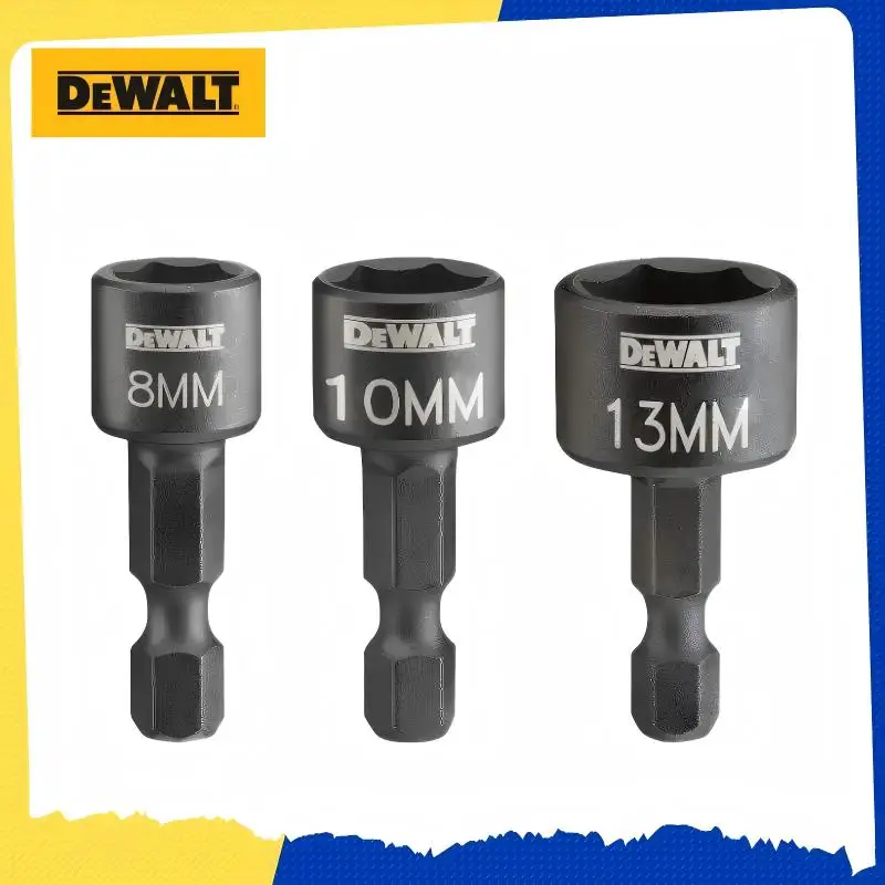 

DEWALT N597434/N597284/N597437 Магнитная втулка 8 мм — ударопрочный готовый, сильный магнит, шестигранный хвостовик 1/4 дюйма, хромованадиевая сталь