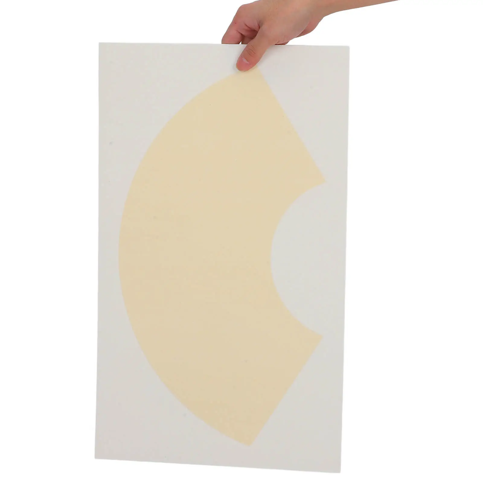 10Pcs 30x50cm Fan Shaped Rice Paper Sheets Chinese Calligraphy Paper for Practice Painting Decorative Art Lightweight Portable