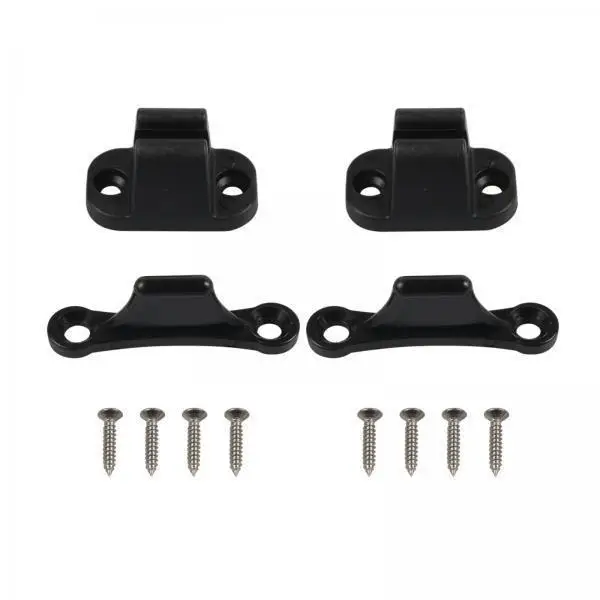 

Door Stops T Shaped Nylon Holder Retainer Clip Set with 8 Screws for Truck Camper Support Stop Mini Wheels Parts