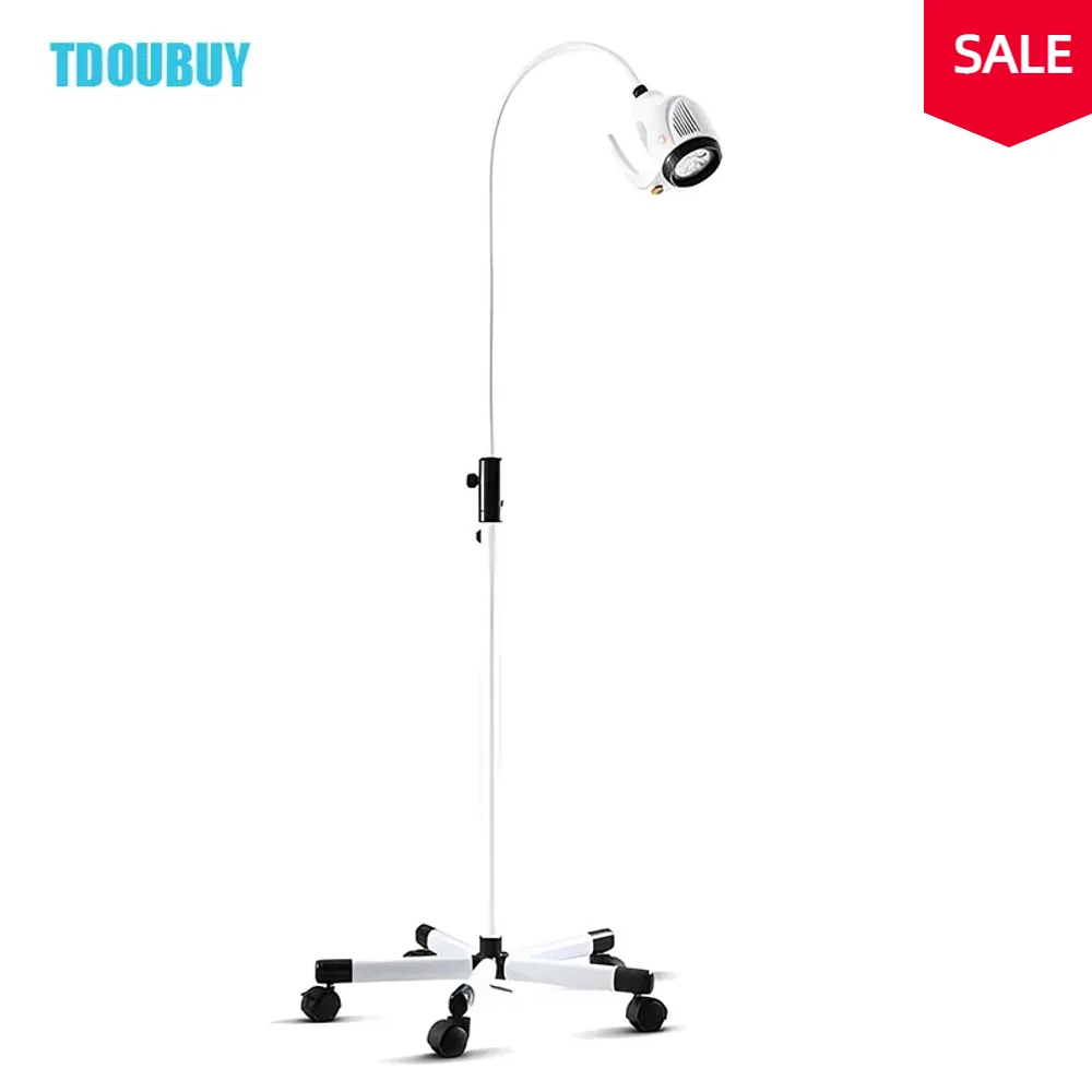 TDOUBUY-Lâmpada Cirúrgica Portátil, Lâmpada Cirúrgica Dentária LED, Micro-Plástico, Cirurgia Geral, Exame Ginecológico, KD-2021, 21W, 90V-240V