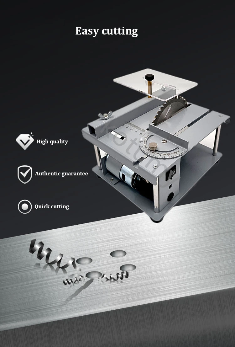 Multi-function Table Saw Woodworking PCB Small Desktop Cutting Machine DIY Model Cutting Tool