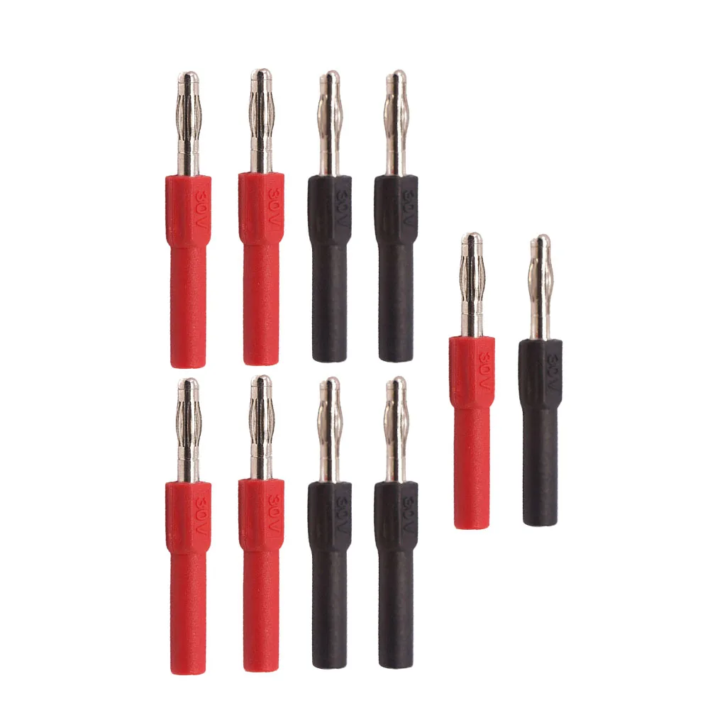 4mm Male to 2mm Female Banana Connector Adapter Kit for Connecting Test Leads to Sensitive Measurement Devices