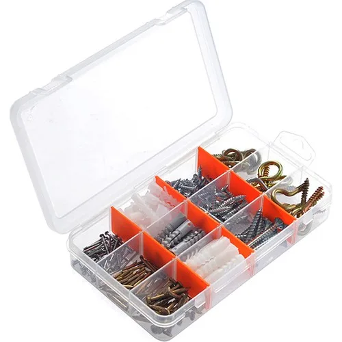 Super-Bag 12 Compartments Beta Organizer And Screws, Nails, Peg Set-ASR5004