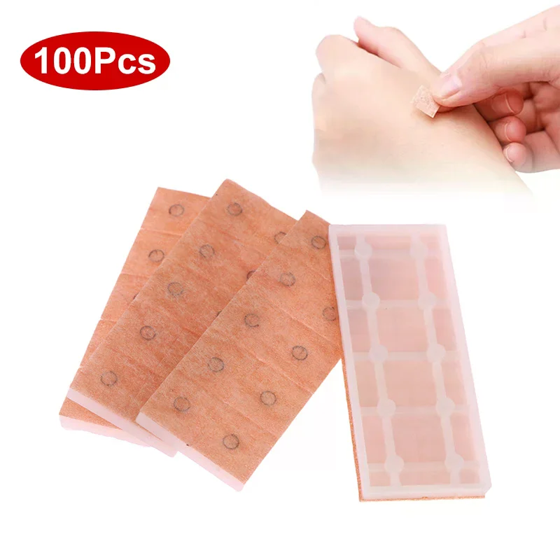 Multi-Condition Ear Seed Acupressure Kit Press Needle Ear Seeds Acupuncture Vaccaria Plaster Needles 100Pcs/box