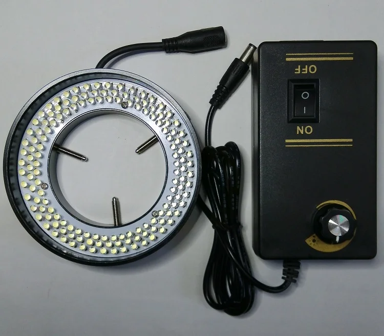 

Microscope ring light source vision metal inner diameter 61mm three rings 144 light ring adjustable LED