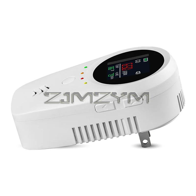 Gas Leak Sensor Carbon Monoxide Detector with Temp Humidity Meter CO Alarm Home Kitchen Safety And Protection