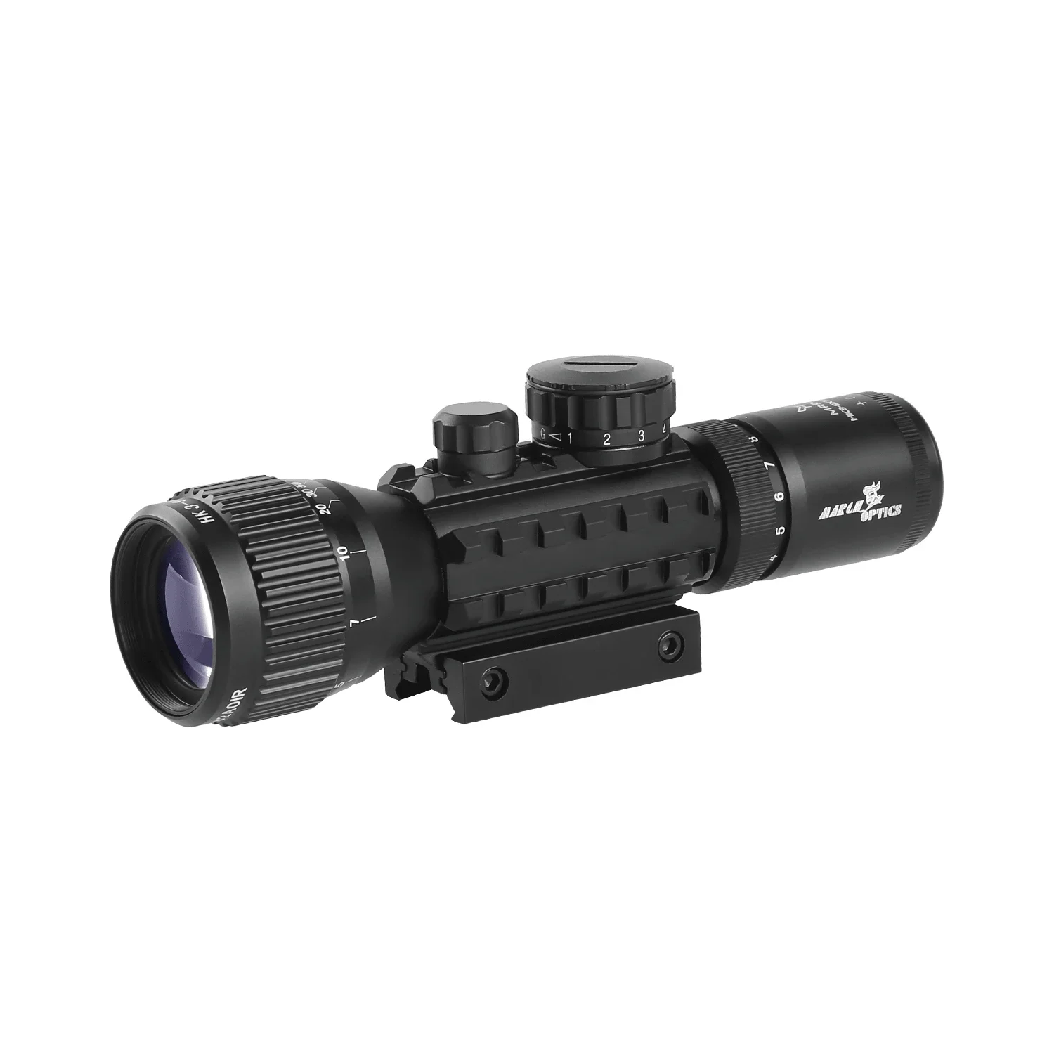 MARCH Optical Riflescope Air Gun Sight HK 3-9X32AOIR Rifle Scope Airsoft Equipments Hunting Lunettes AR15 Collimator view 3