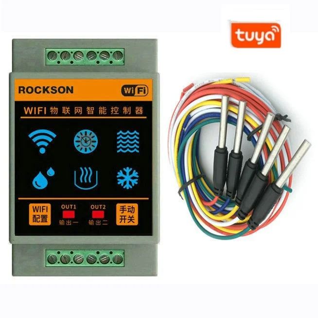 Smart life Flood Water Leak Sensor Tuya Smart life Alarm Water Leakage Alarm Wifi Controller Swimming Vape-Tank Flow Detector