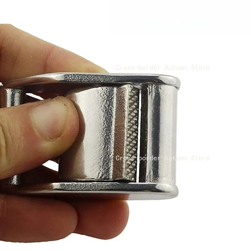 Safety buckle Stainless steel 316 webbing buckle, strap adjustable tension and pressure buckle 25/38mm for vehicles