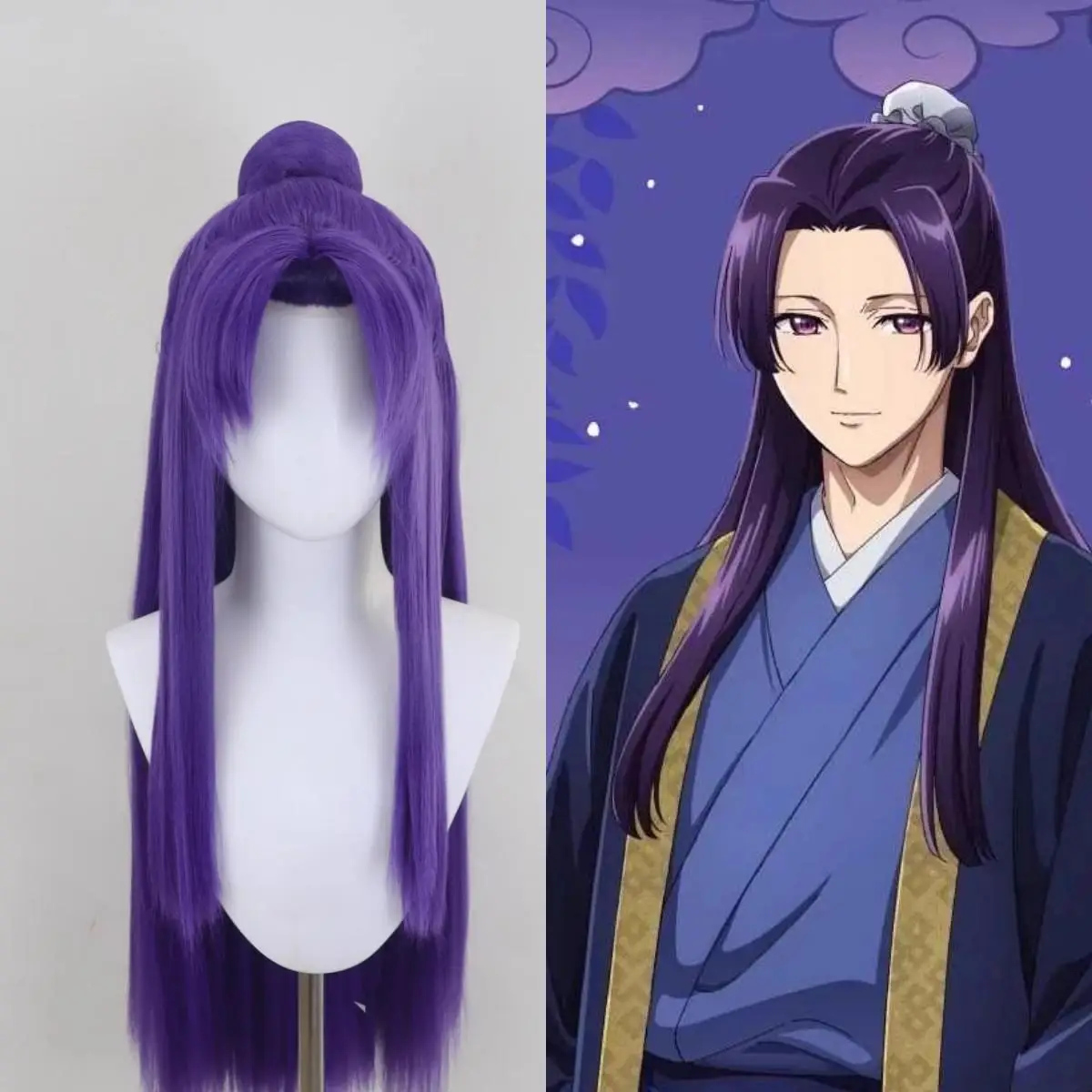 يوميات الصيدلية لولان فاي جينشي شعر مستعار تأثيري على غرار أنيمي الشعر الاصطناعية تصميم مخصص للحزب زي #4