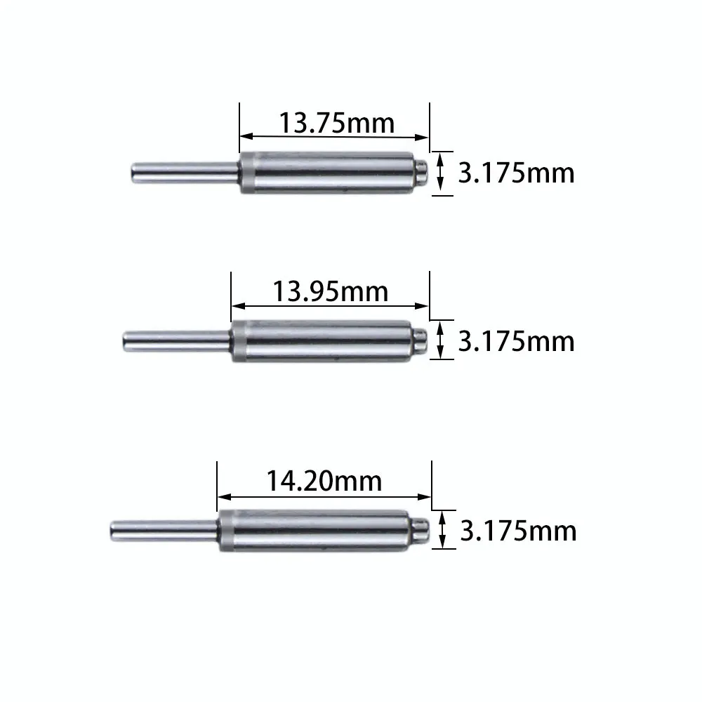 10pcs Dental Handpiece Push Button Shaft 9.8/12.8/13.5/13.75/13.95/14.2mm Spindle for Cartridge Rotor spare parts dentistry tool