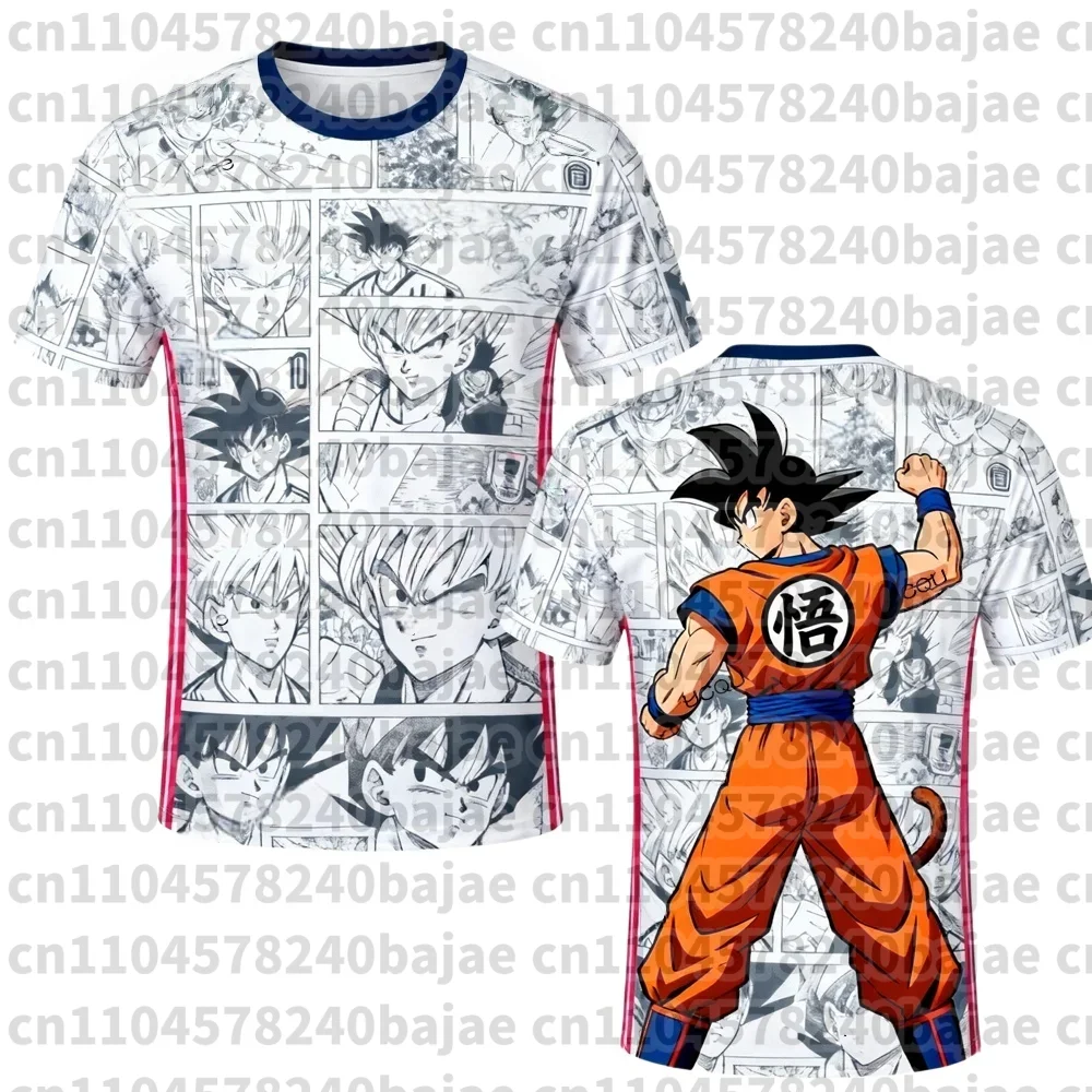 Nueva Camiseta de Fútbol Personalizada 2026 del Anime Japonés Dragon Ball Son Goku X Selección Nacional de Japón, Ropa Deportiva para Hombres, Niños y Adultos
