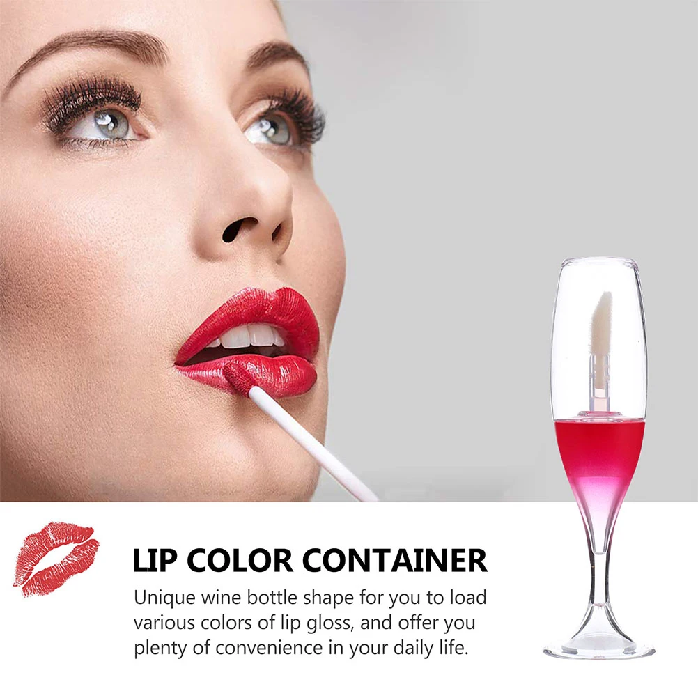 

12pcs Empty Gloss Bottles Mini Lipstick Diy Tube Refillable Small Portable Lip Color Container Creative Shape Lip Glazes Tube