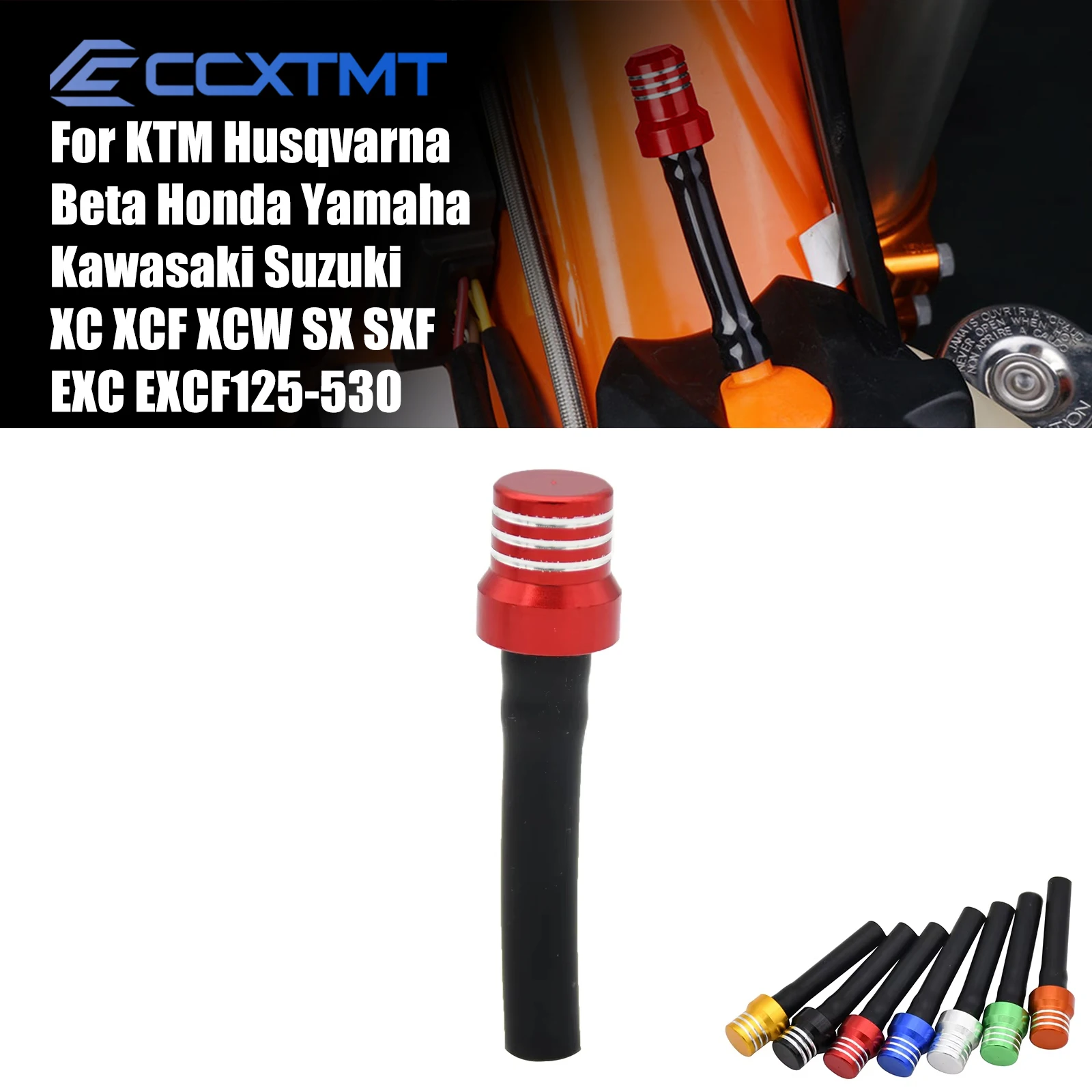 Fuel Tank Gas Fuel Cap Valve Vent Breather Tube For Honda Kawasaki Yamaha Suzuki Beta Husqvarna KTM SX XC XCF XCW EXC EXCF SXF