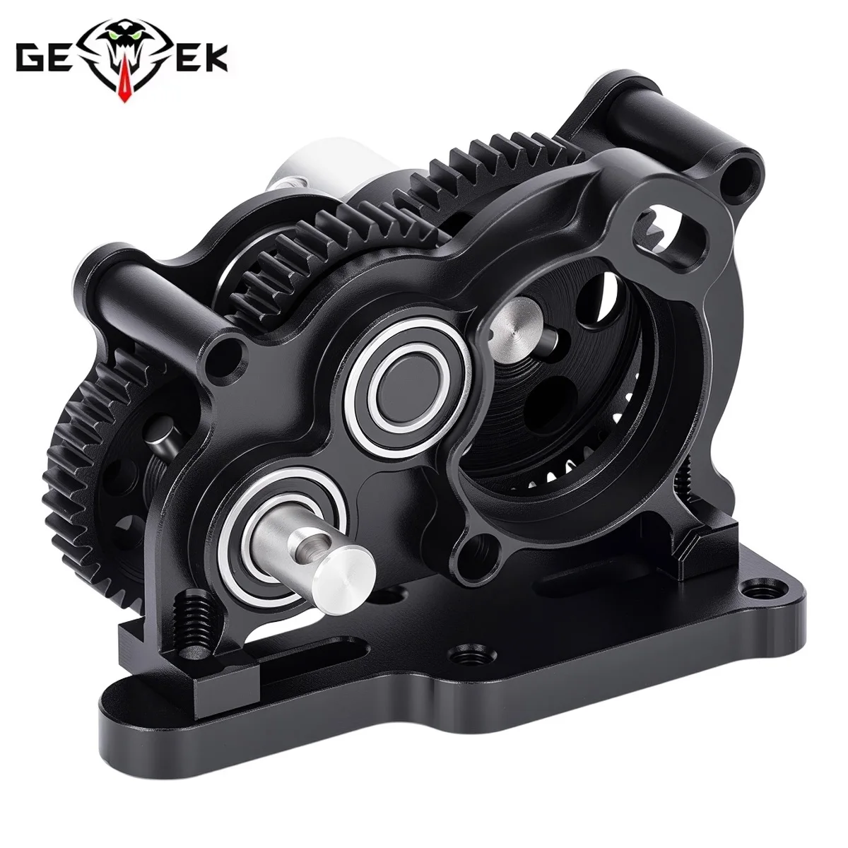 Ultralight Aluminum OD-4 Transmission 48Pitch Gearbox for 1/10 LCG Chassis Comp Builds Rigs Capra Stock Axle Upgrades