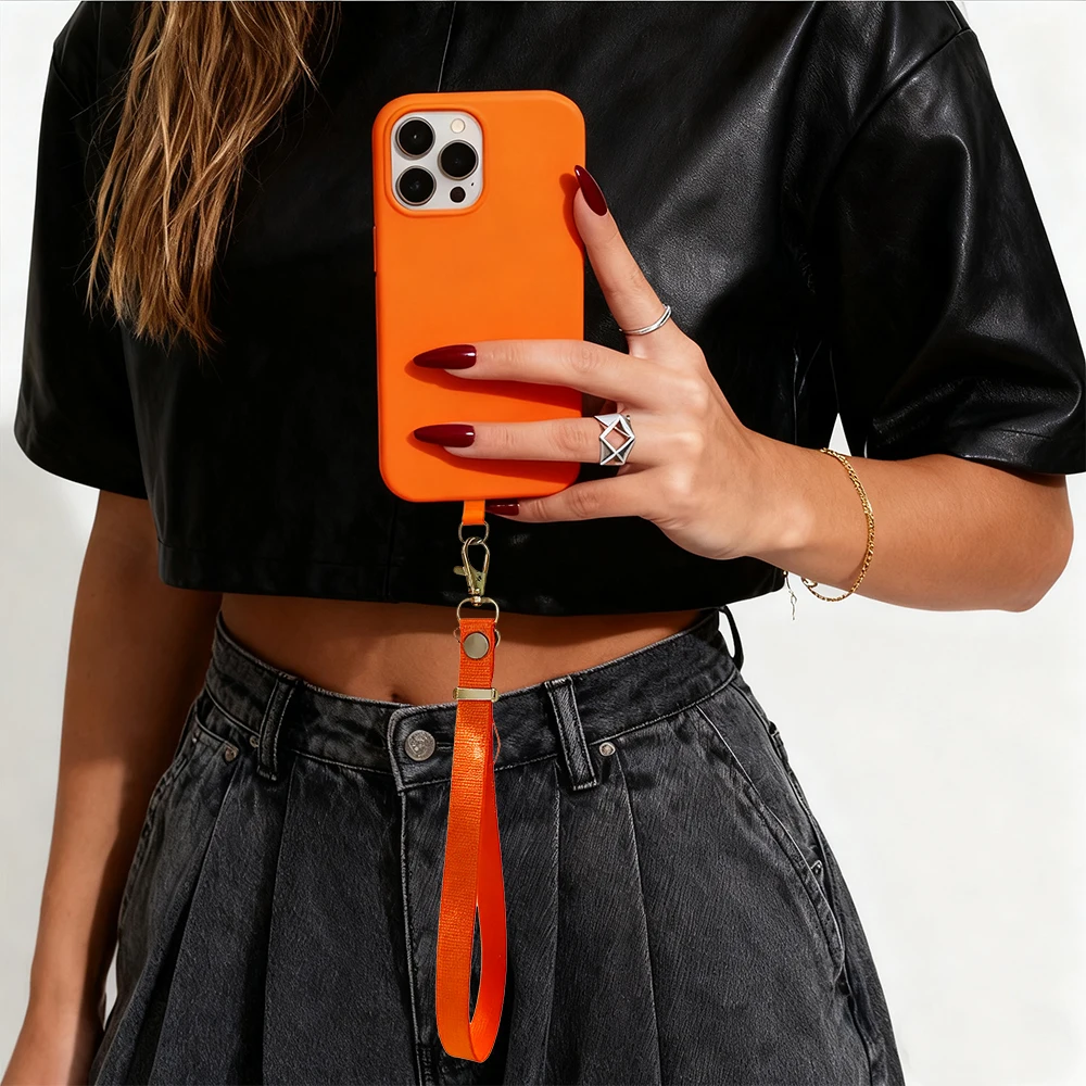 

Универсальный ремешок для телефона с зажимом, улучшенный, защита от падения 360° ° Регулируемый вращающийся шейный/ремешок через плечо для всех чехлов для телефонов 17promax