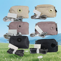 Fashion Nylon Crossbody Bags, Multiple Colors , Unique Circular Accent, Adjustable Straps, Ideal for Daily Chic Looks