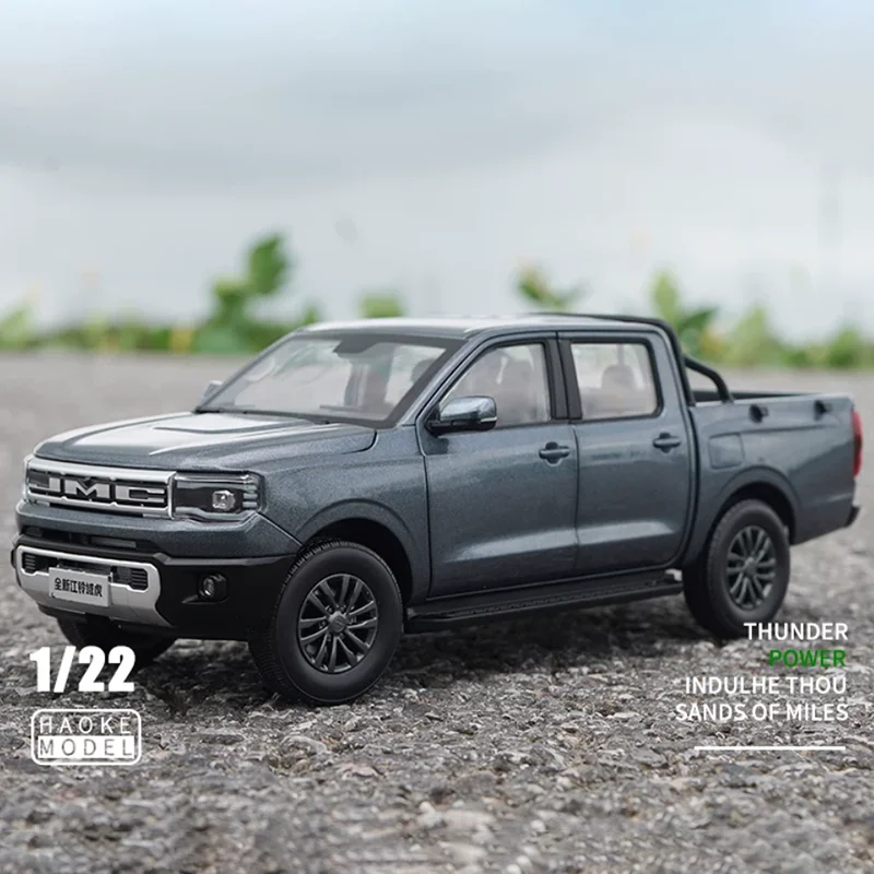 Diecast 1:22 Scale JMC Pickup Truck Alloy Car Model Static Display Souvenirs Collectible Toy Exquisite Gift
