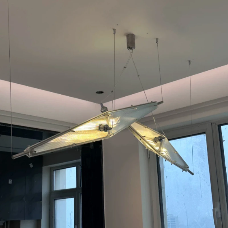Nordic Bauhaus Designer Work Pendant Lights Creative Living Room Main Led Chandelier Dining Room Hanging Lamps Home Decorative