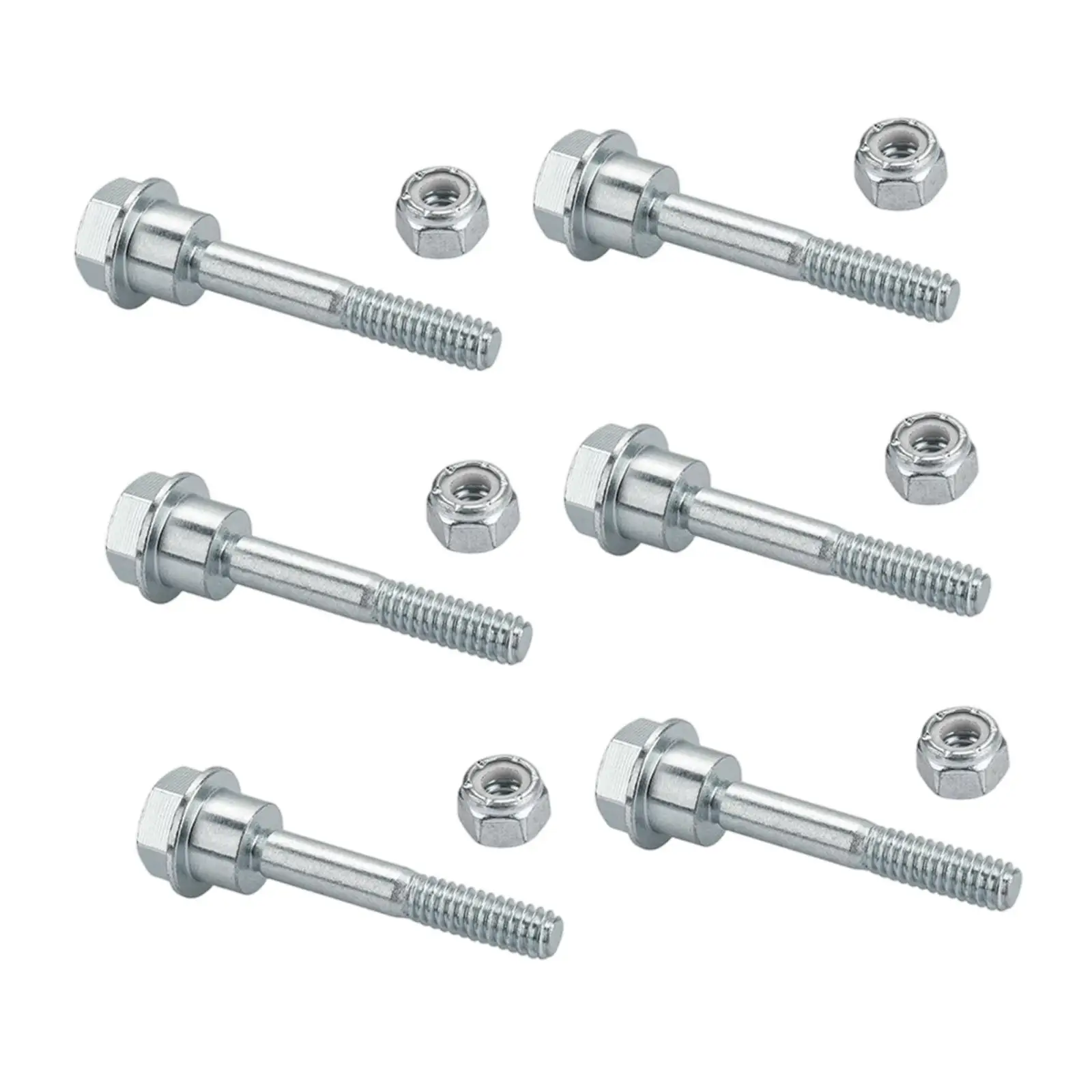 Complete Shear Bolts and Nuts Kit Metal Replacement Set for Snow Throwers for Winter Snowflake Maintenance Tasks