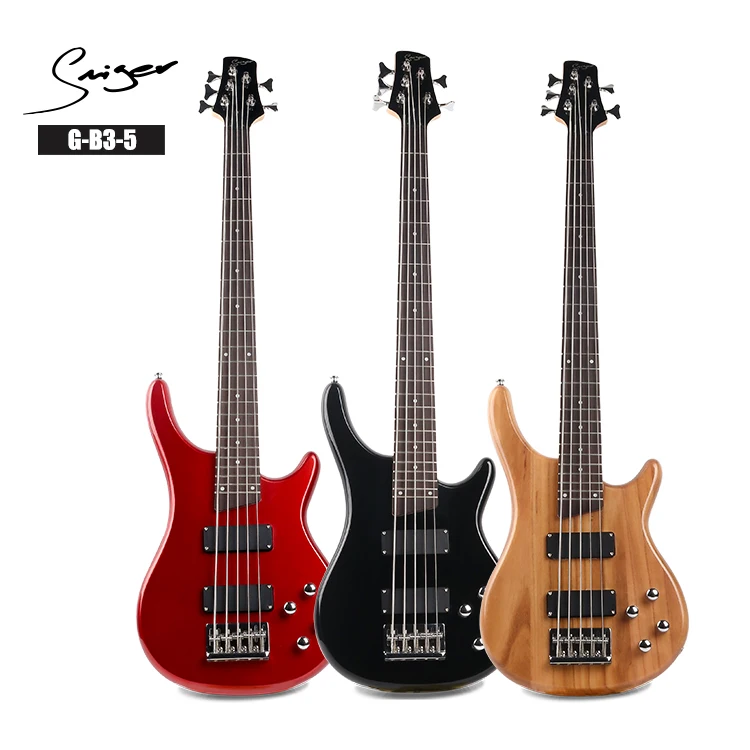 

Musical Instruments Electro Basse 5 Corde G-B3-5 5 Strings Electric Bass Guitar