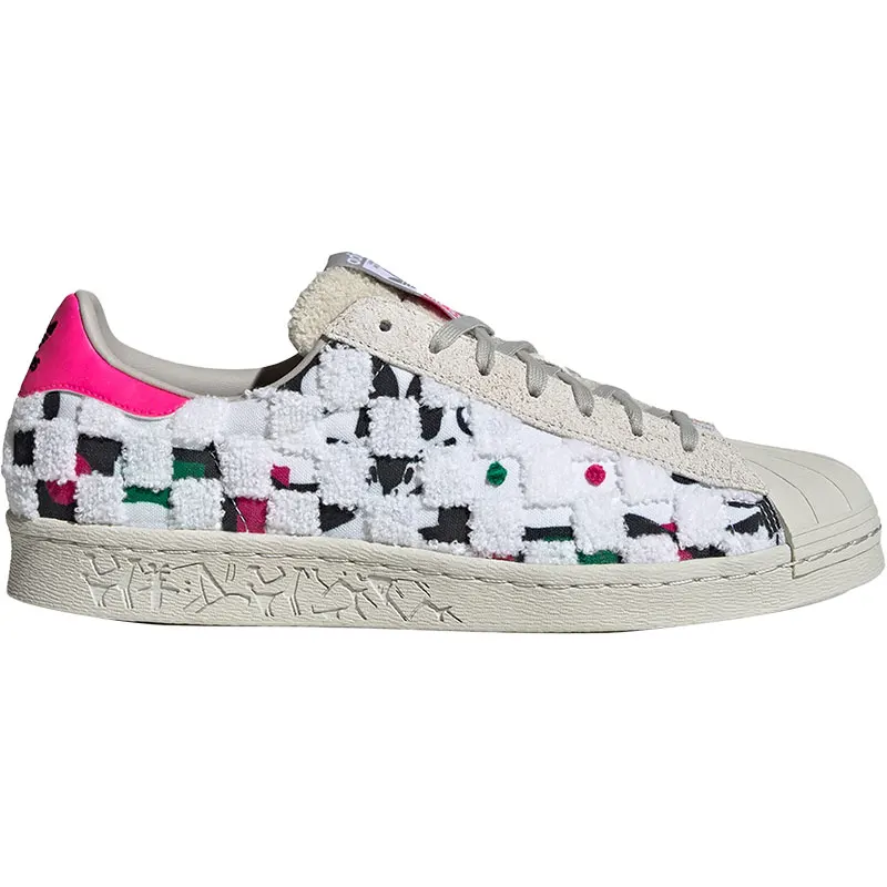 حذاء أديداس الأصلي البرسيم SUPERSTAR 80S للرجال والنساء ID4384 #5