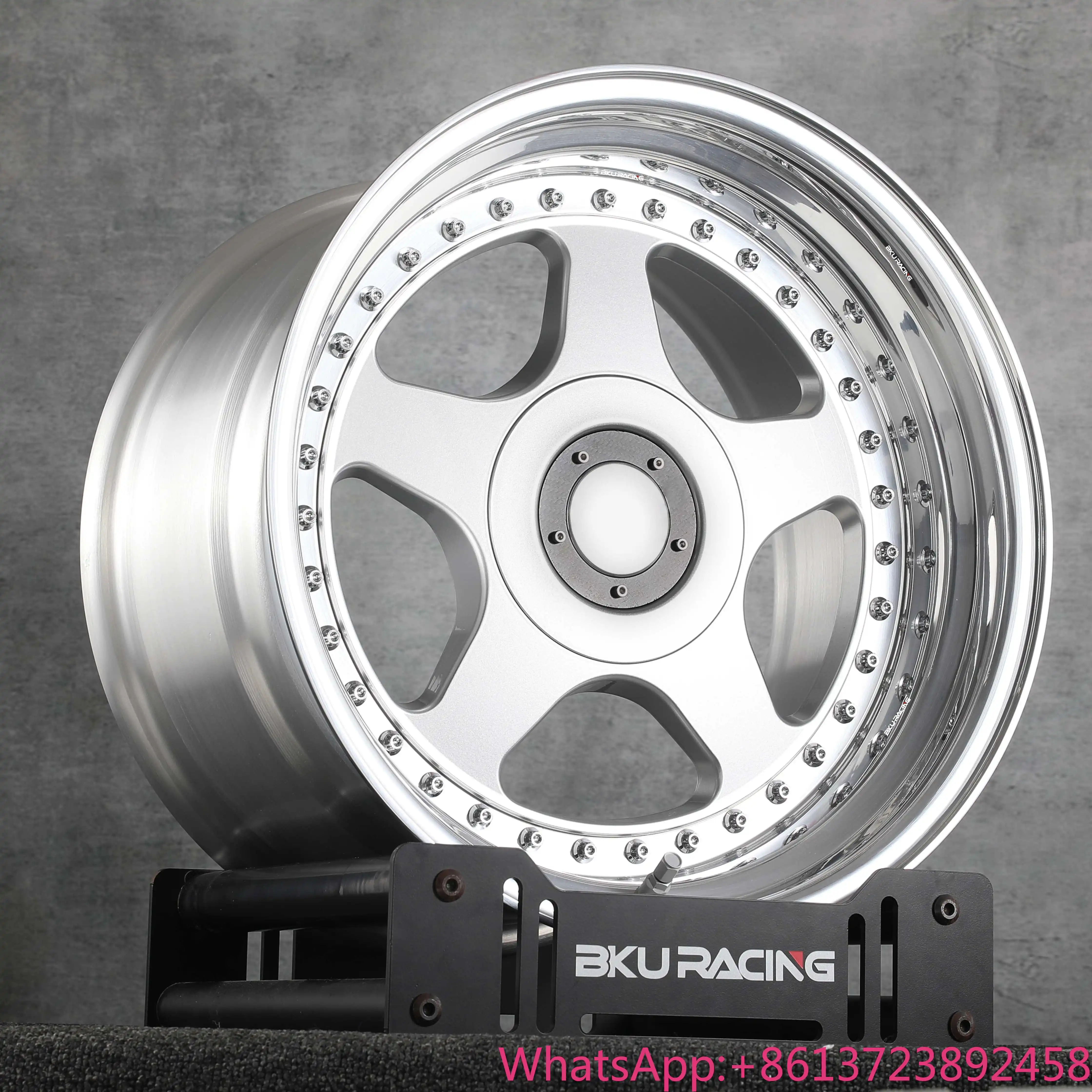 

3 Piece Wheels Futura for BMW E46 M3 E39 E90 E92 M3 E60 M5 17 18 19 20 Inch Rim Concave Deep Dish 8-12.5J Alloy 5x120 Wheels