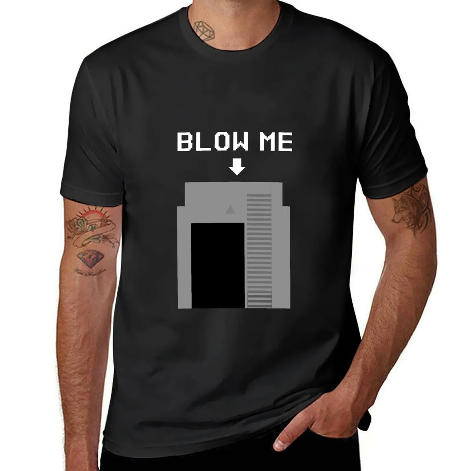 Blow Me T-Shirt boys whites korean fashion oversized cute tops mens t shirts