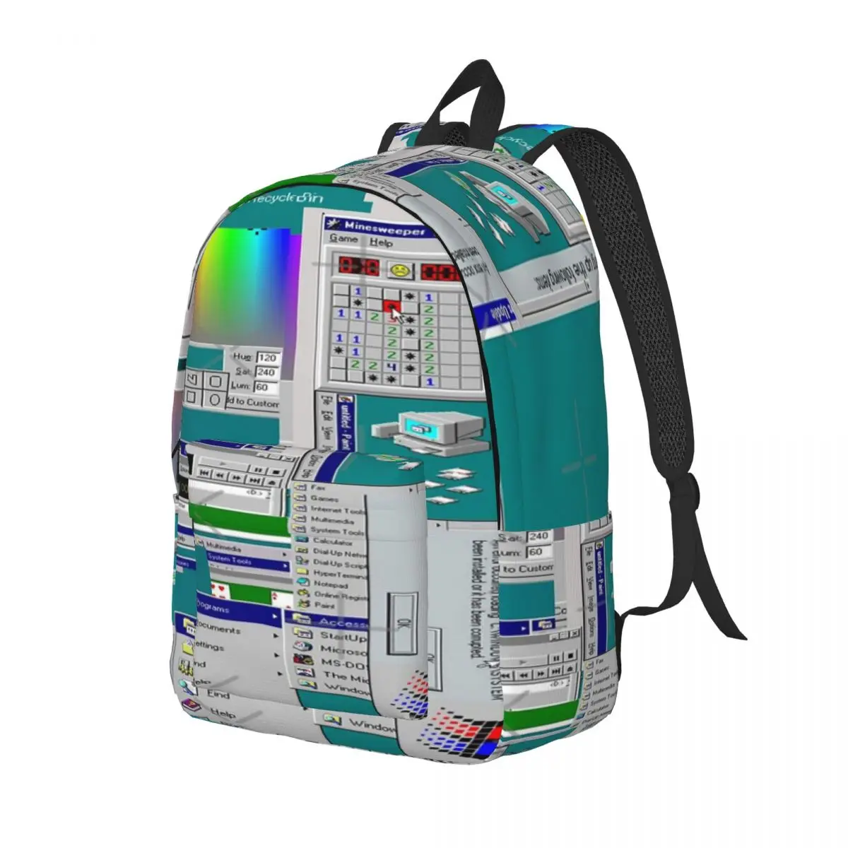 Windows 95 Collage Simple and stylish backpack 2023 Hot Sale Backpack women